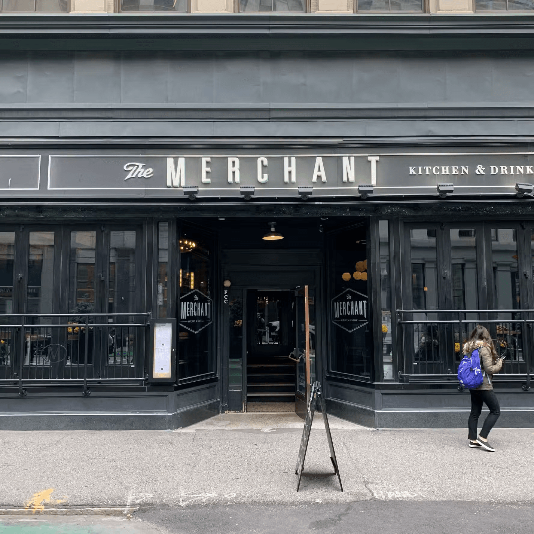 The Merchant Boston dining room