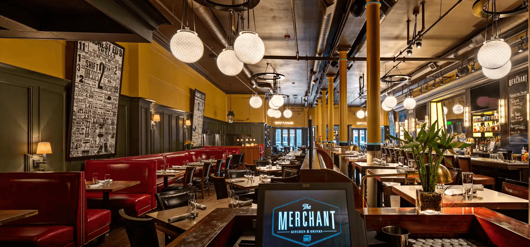 The Merchant Boston kitchen